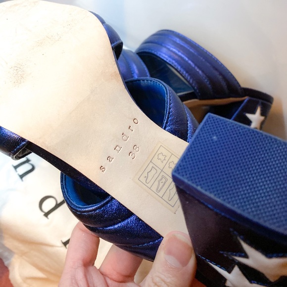 new Sandro Paris “Grace” star mules - Picture 6 of 7